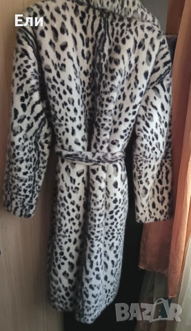 Еко палто с косъм , снимка 3 - Палта, манта - 52834130