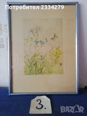 Стари авторски картини поставени в масивни дървени рамки. , снимка 12 - Картини - 47684911