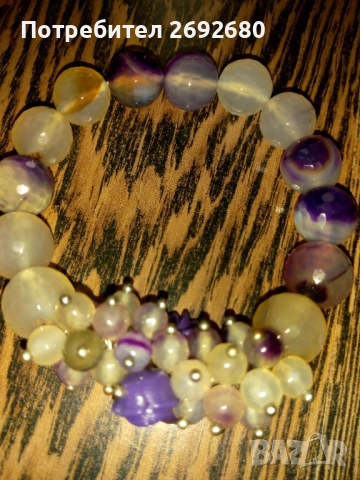 Индийски гривни винтидж,гривни от чист седеф/полускъпоценни камъни,обеци/цени в описанието , снимка 12 - Бижутерийни комплекти - 49883446