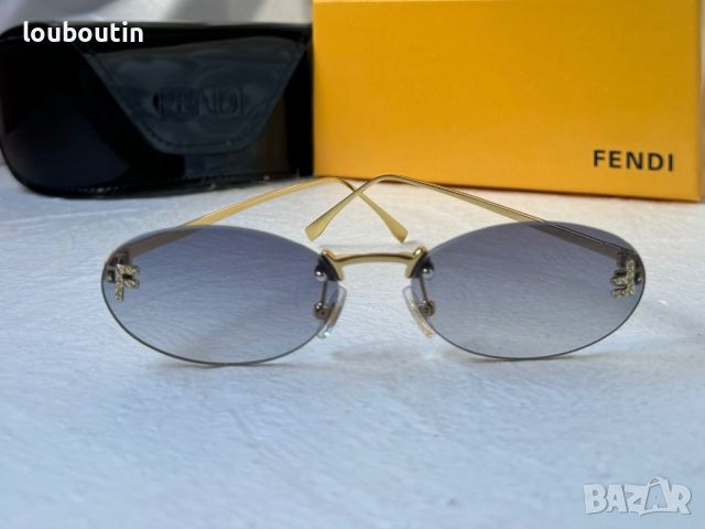 Fendi Дамски слънчеви очила елипса овални 4 цвята, снимка 7 - Слънчеви и диоптрични очила - 45276583