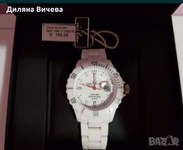 Орг.бял часовник Toy Watch Corona, снимка 7 - Дамски - 45490115