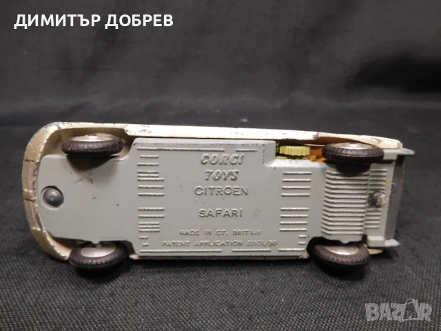  СТАРА РЕТРО МЕТАЛНА КОЛИЧКА CITROEN SAFARI CORGI TOYS, снимка 7 - Колекции - 49713551