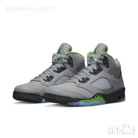 Nike Air Jordan 5 Green Bean, снимка 3 - Маратонки - 47960398