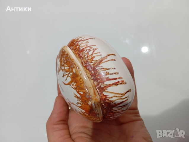 Стара Порцеланова кутия за бижута  , снимка 9 - Други - 52493048