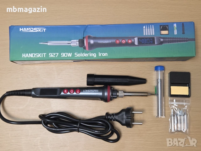 Handskit 90W Поялник с цифров контрол на температура и автоматичен сън