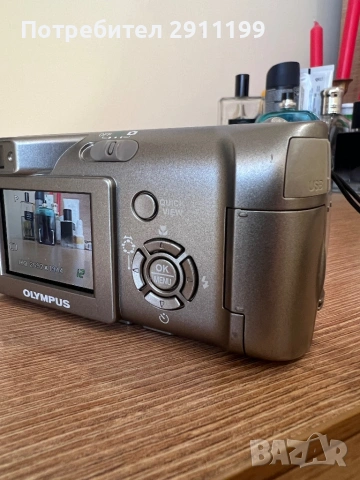 Фотоапарат Olympus 5,1 Mp с подаръци, снимка 5 - Фотоапарати - 53845366
