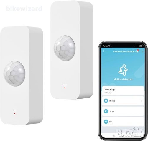 ZigBee Smart Motion Sensor, Интелигентен сензор за движение за домашна сигурност 2 броя НОВИ