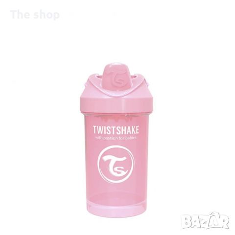 Преходна чаша Twistshake 300 мл 8+ месеца розова (004), снимка 1 - Прибори, съдове, шишета и биберони - 46292267