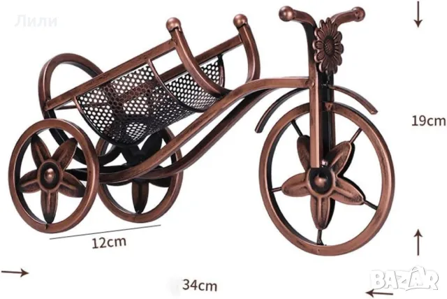 Метална поставка за вино Колело, снимка 11 - Други стоки за дома - 49184669