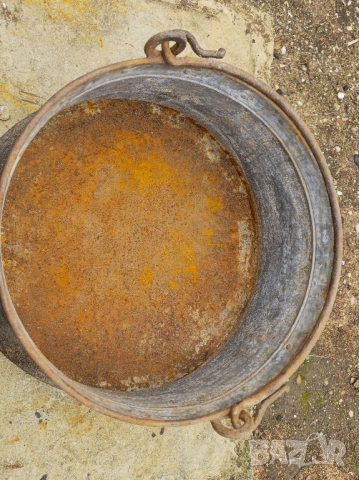Голямо Метално Котле/Менче , снимка 5 - Декорация за дома - 52082538