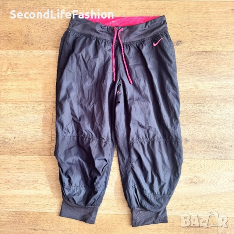 Дамски спортен панталон Nike 3/4 сиво розов размер S