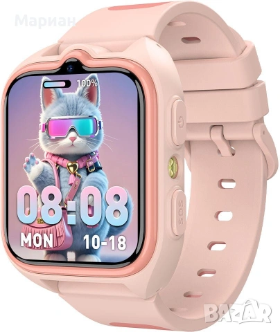Детски смарт часовник Blackview BVZ30, 1.75'', розов, снимка 2 - Смарт часовници - 53659315