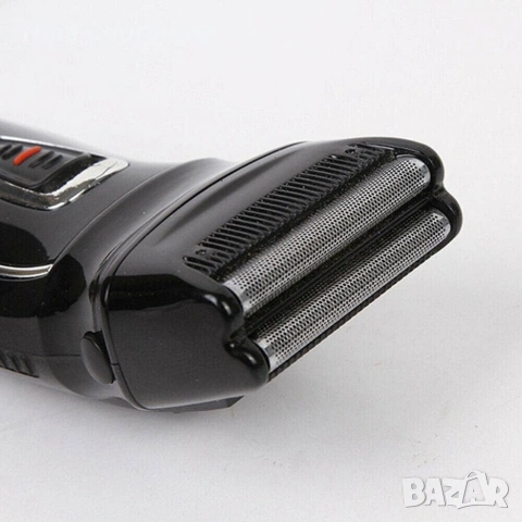 Тример за мъже Kemei KM-8013 с миеща се глава, Черен, снимка 8 - Тримери - 53874364