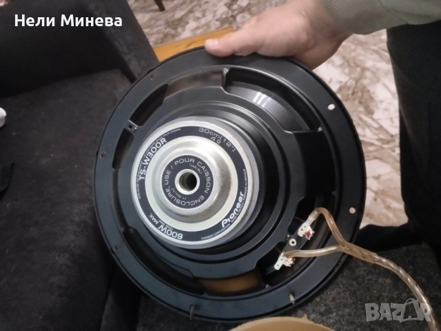 СПЕШНО!!!Двойна бас каса Pioneer TS-W300R+усилвател, снимка 5 - Тонколони - 52490021