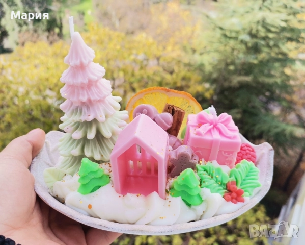 Коледни Свещи , снимка 2 - Декорация за дома - 52447815