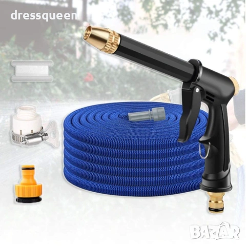 4514 Луксозен градински маркуч с меден пистолет – надеждност и мощна струя