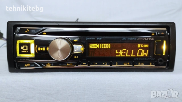 ⭐⭐⭐ ALPINE CDE-196DAB ⭐⭐⭐ - Жесток авто CD плеър с Bluetooth (Блутуут), USB, DAB+, снимка 7 - Аудиосистеми - 54302083