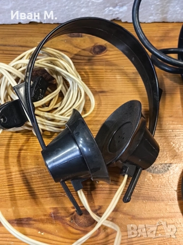 Стари военни слушалки за радисти , снимка 4 - Антикварни и старинни предмети - 52212826