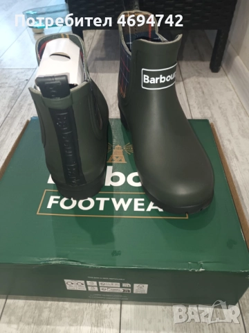 Гумени  Ботуши Barbour 37 размер , снимка 3 - Дамски ботуши - 52950351
