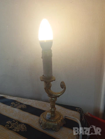 Винтидж настолна лампа , снимка 3 - Настолни лампи - 53812131