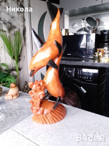 Коне от папие маше,делфини, снимка 12 - Декорация за дома - 48763347