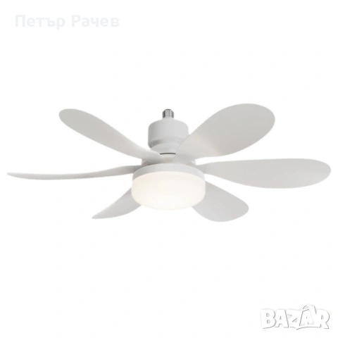 Вентилаторна лампа с LED, дистанционно, 40W, снимка 7 - Вентилатори - 53778230