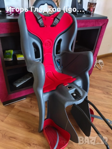 Детска седалка за велосипед Bellini, За монтиране на багажника, снимка 2 - Аксесоари за велосипеди - 52582183