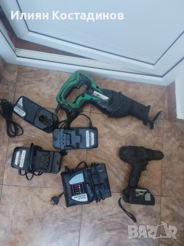 Hitachi 18 v, зарядни, трион и винтоверт, снимка 2 - Винтоверти - 51794689