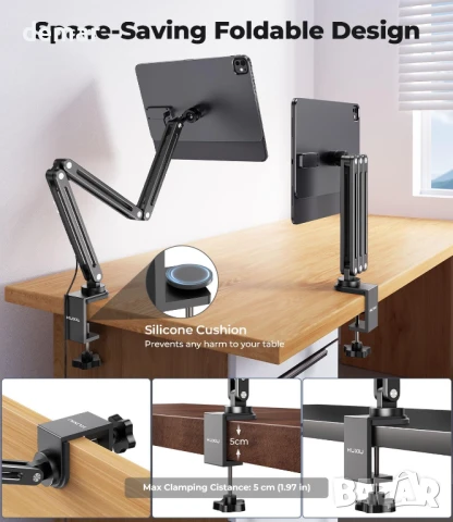 Магнитна безжична зарядна стойка KU XIU за iPad Pro 11" M4 (2024), снимка 6 - Таблети - 51336240