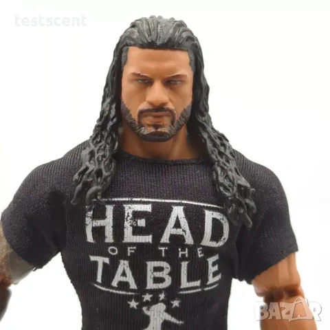 Екшън фигура WWE Roman Reigns Роман Рейнс ELITE SERIES Bloodline mattel figure елит, снимка 6 - Колекции - 48384867