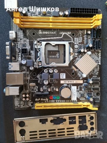 Дънна платка H81 Biostar H81MHV3 ver.7.1 Mini ITX Socket 1150, снимка 1 - Дънни платки - 46486257