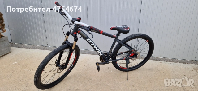 Алуминиев велосипед B"Twin Rockrider колело 27.5, снимка 10 - Велосипеди - 53725074