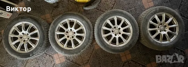 Джанти за Мерцедес 16 с Гуми Michelin Alpin6 Всесезонни, снимка 2 - Гуми и джанти - 49547031