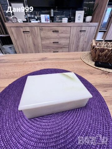 Страхотна кутия за бижута от бял оникс, снимка 5 - Декорация за дома - 53475861