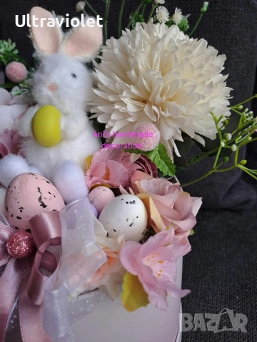 Великденска композиция , снимка 3 - Декорация за дома - 54005049