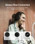 Belkin SoundForm Surround Bluetooth слушалки върху ушите, шумопотискане, 60 часа, черни, снимка 5