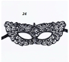 24 домино черна маска мрежеста дантела за лице очи маскарад парти бал
