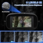 Чисто нов бинокъл за нощно виждане с инфрачервен 3" HD 5K дисплей, акумулаторен термобинокъл..., снимка 3