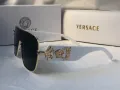 Versace маска 2024 мъжки слънчеви очила унисекс дамски бели черни , снимка 16