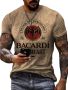 Мъжка тениска с графика на прилеп,3D щампа,кръгло деколте и къси ръкави за лятото, снимка 1 - Тениски - 45649069
