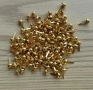 Златисти брадсове 50 броя за декорация, скрапбук албуми, картички, журнали и други, снимка 1