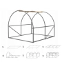 Здрава конструкция за оранжерия - поцинковани тръби и лесен монтаж, снимка 9