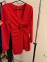 Дамска червена коктейлна рокля , снимка 1