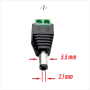 Букса конектор 5.5х2.1, DC LED/Camera Power Plug , Jack terminal 5.5х2.1 mm;AMP5 -pin connector, снимка 2