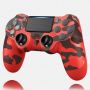 Нов Безжичен Контролер за PS4 Camo Червен Двойна Вибрация 6-оси Тъч