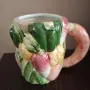 Декоративна чашка със зеленчуци, снимка 6