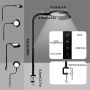 QINER Настолна лампа за офис, настолна лампа с подвижен сенник с докосване, 25 режима, снимка 5