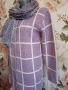 лилава жилетка +шал, снимка 3