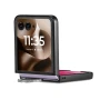 Motorola Razr 60 Ultra 5G Удароустойчив Litchi Texture/ Ring Holder Калъф и Протектор, снимка 9
