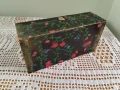 Винтидж ,ръчно декорирана дървена кутия , снимка 5